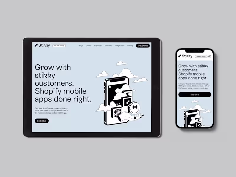 Cover image for Stikky | Design & Framer Development