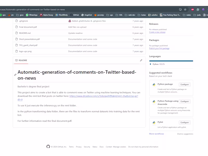 Cover image for Automatic-generation-of-comments-on-Twitter-based-on-news