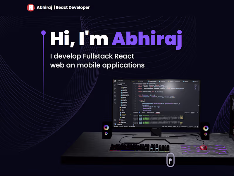 Cover image for Abhiraj | Portfolio