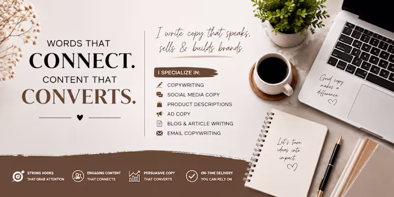 Cover image for Copywriting for Social Media, Ads & Products