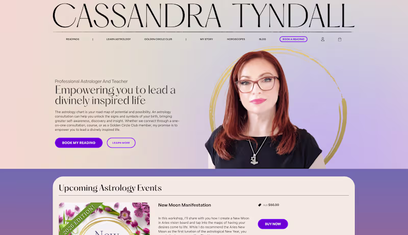 Cover image for Website and branding for content creator