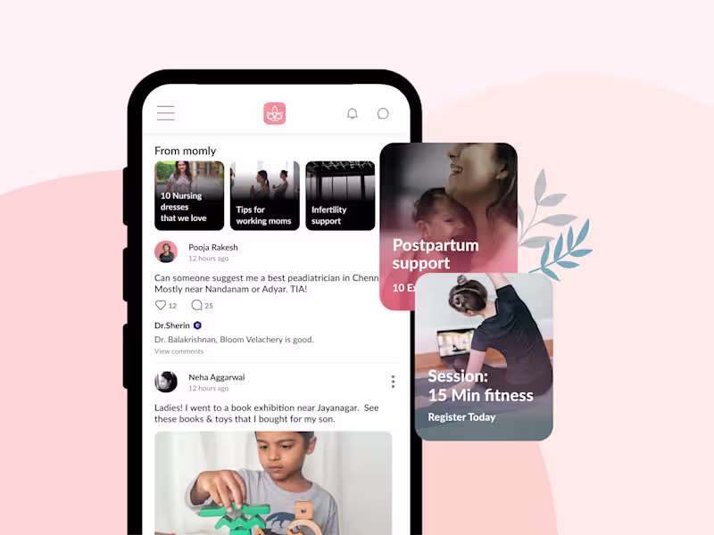Cover image for From Scratch: Mobile and Web Design Solutions for Momly