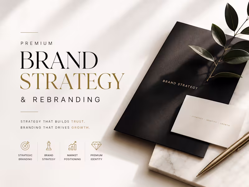 Cover image for Premium Brand Strategy & Rebranding