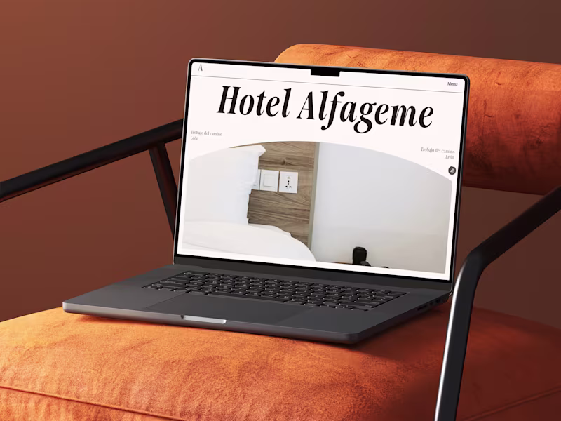 Cover image for Hotel Alfageme Website – Design & Development in Framer