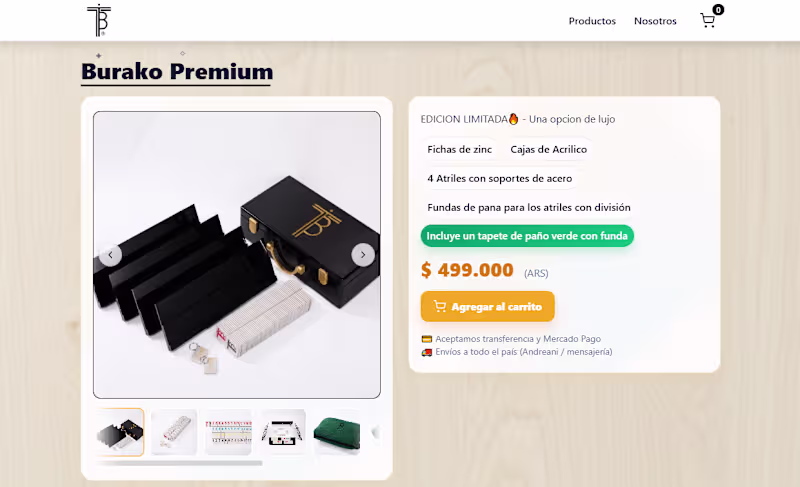 Cover image for Full e-commerce for a Burako