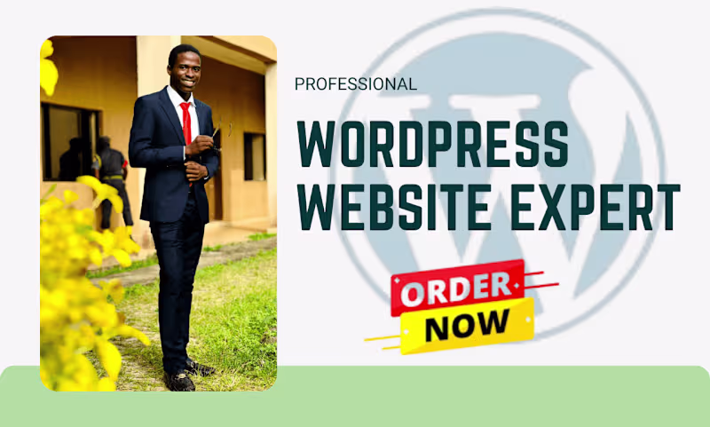 Cover image for WordPress Website Design, wordpress website expert, web design