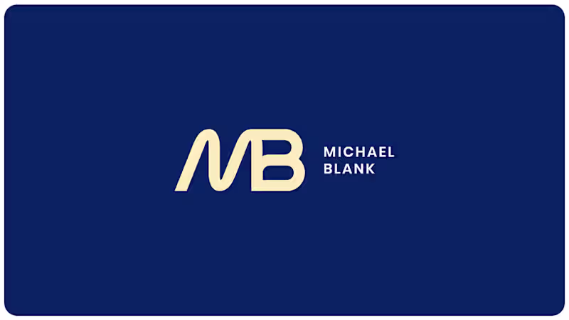 Cover image for Michael Blank - Brand Identity on Behance