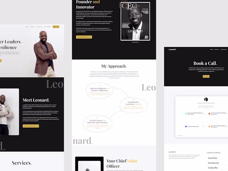 Cover image for Portfolio Website for Leonard Fom