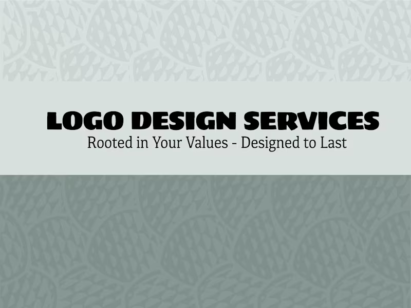 Cover image for Logo Design Services | Rooted in Your Values - Designed to Last