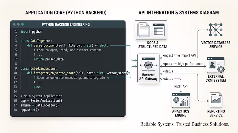 Cover image for Python Backend Development & API Integration