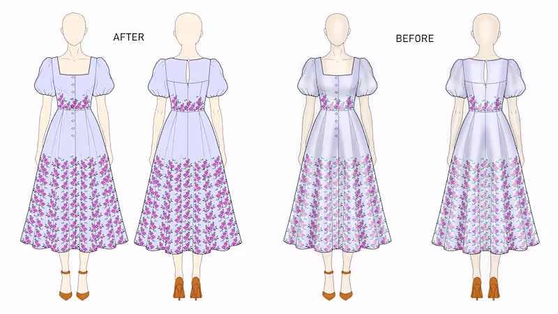 Cover image for Essential Digital Fashion Illustration (Front & Back)