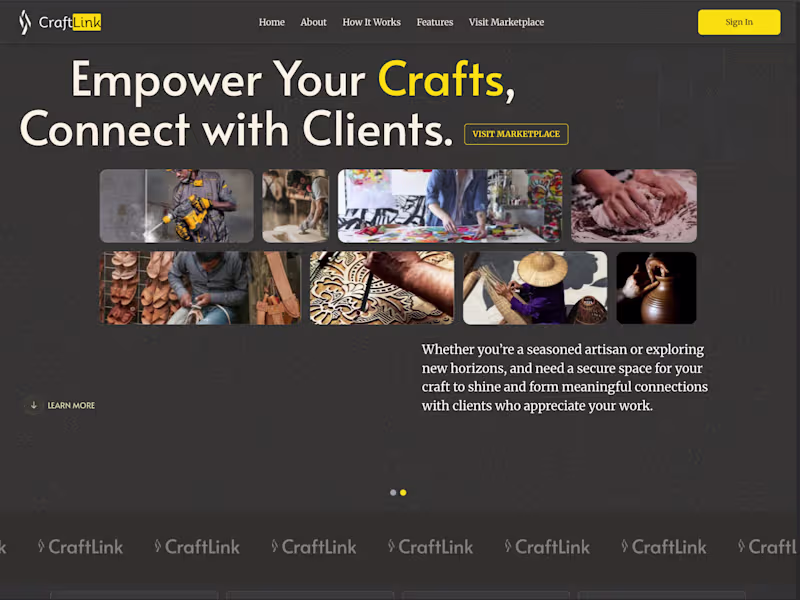 Cover image for CraftLink: Empowering Artisans with Blockchain Technology