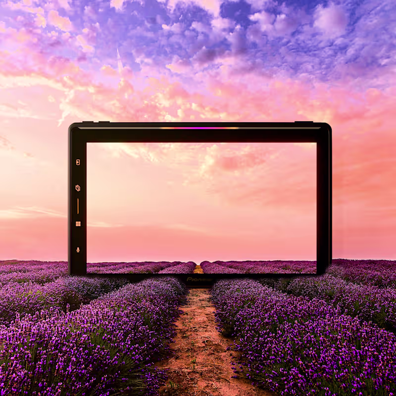 Cover image for Creative 3D render for Pioneer Car Entertainment