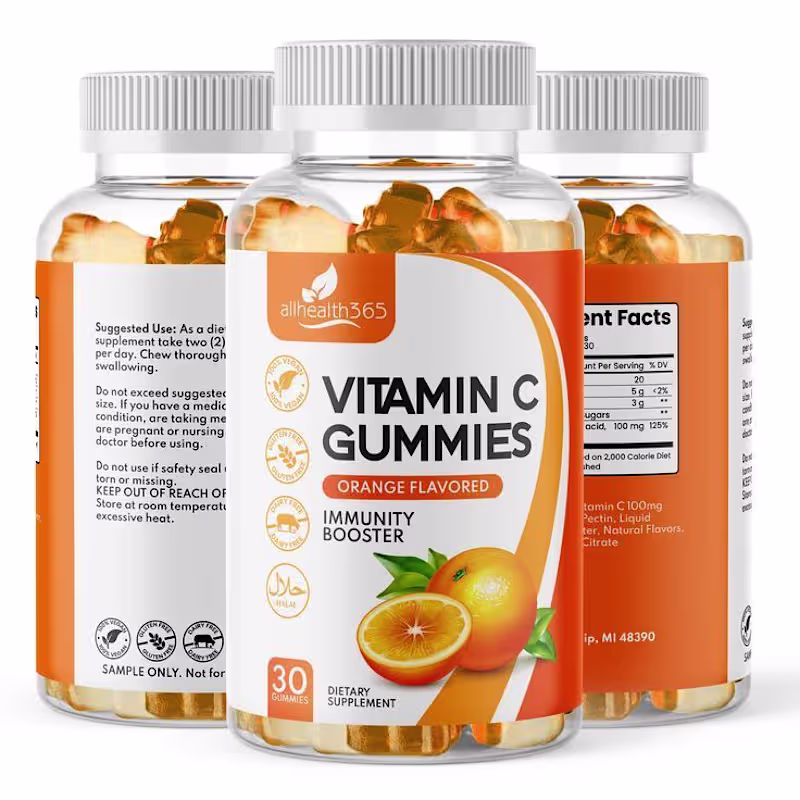 Cover image for Vitamin C Gummies Packaging Design