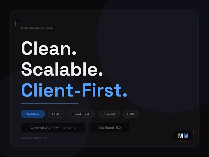Cover image for Webflow Development