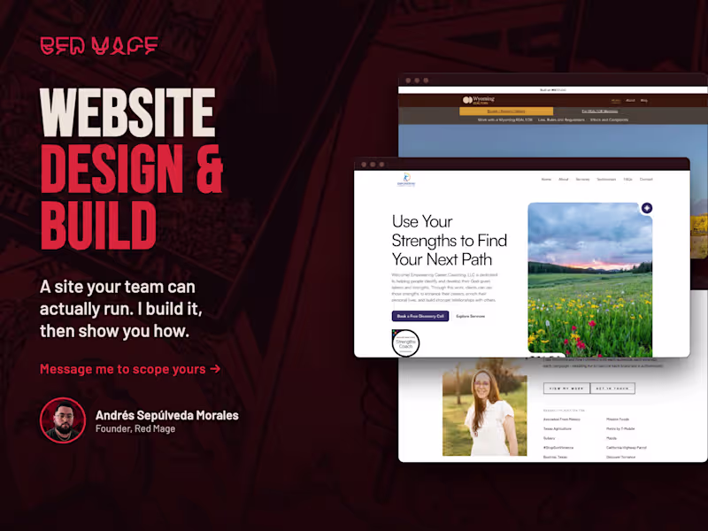 Cover image for Website Design & Build