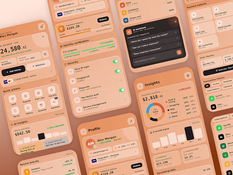 Cover image for AI E-Wallet App
Designed and developed
