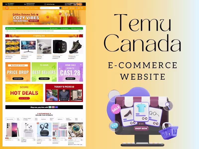 Cover image for Temu | E-Commerce Website
