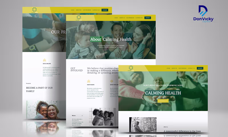 Cover image for Calming Health: Non-Profit Inclusion Platform
