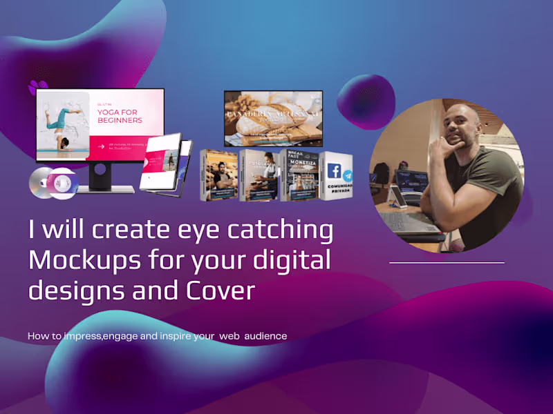 Cover image for Mockups for your digital Designs and Ecover