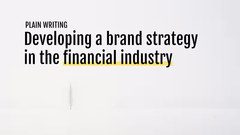 Cover image for Brand Strategy in the Financial Industry