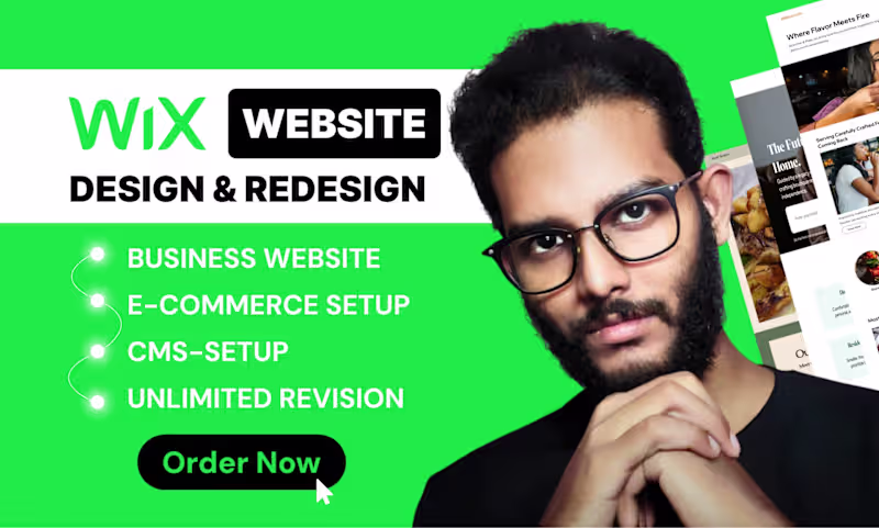 Cover image for I will do wix website design and development with SEO