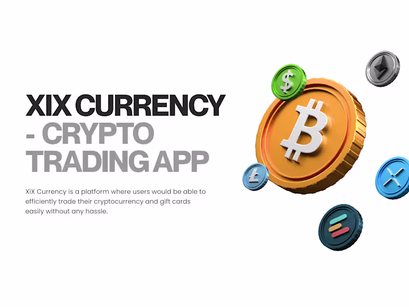 Cover image for XIX CURRENCY -  CRYPTO TRADING APP  