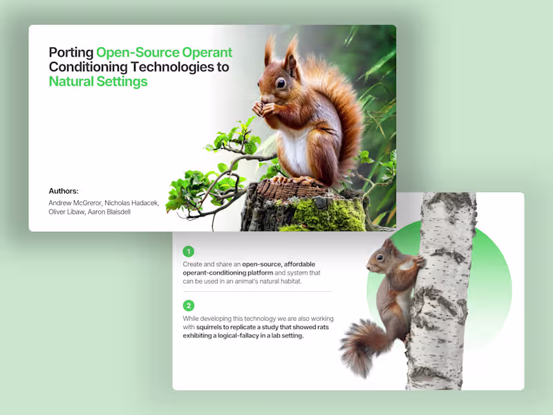 Cover image for Scientific Research Presentation Design