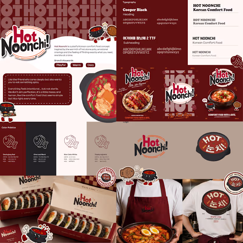 Cover image for Hot Noonchi's Brand Identity and