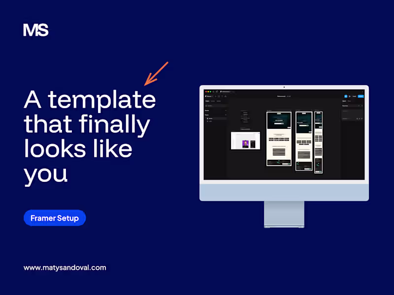 Cover image for Framer Template Setup & Customization