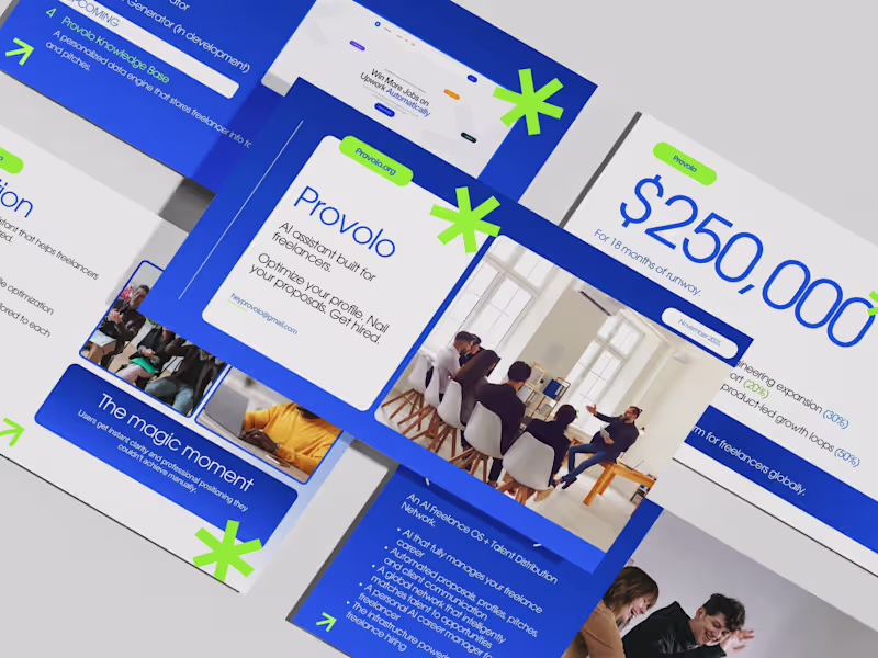 Cover image for Provolo AI Seed Round Pitch Deck 
