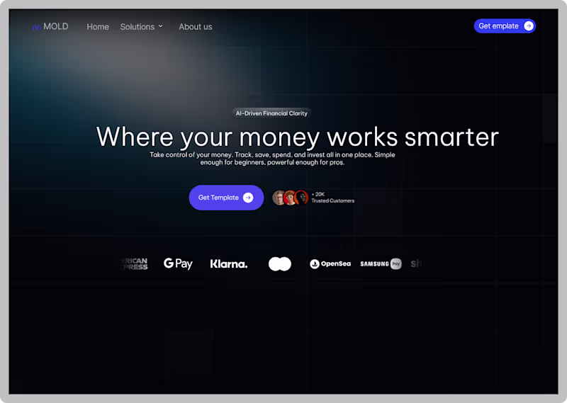 Cover image for High-Converting Fintech & SaaS Landing Page Design (UI/UX)