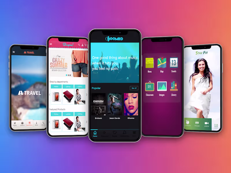 Cover image for Mobile App UI/UX Design (iOS & Android) in Figma