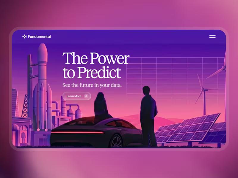 Cover image for Fundamental AI — Framer Site for $255M Series A