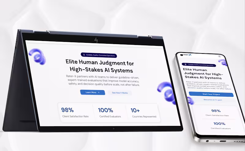 Cover image for Rater-X; for Managing Talent, Clients, and Workflows