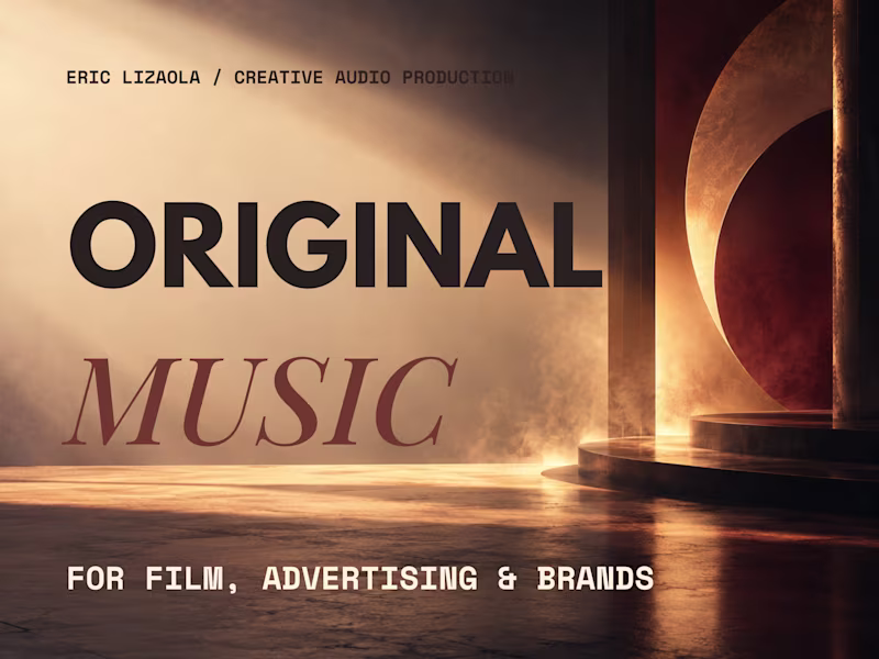 Cover image for Original Music for Film, Advertising & Brands