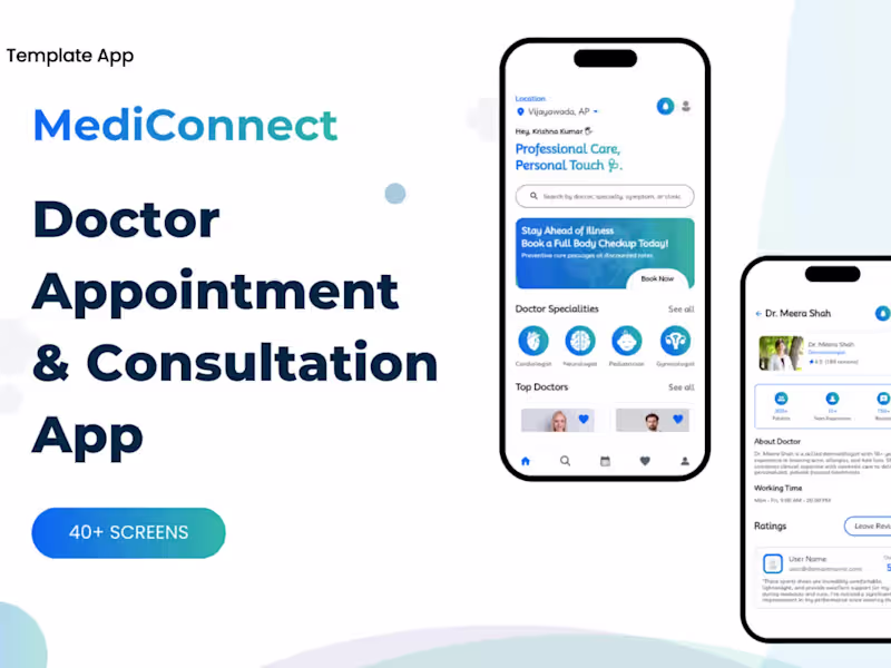 Cover image for Doctor Appointment Booking App - Flutterflow