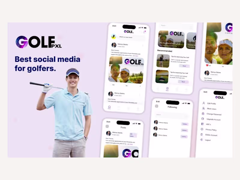 Cover image for GolfPXL is a native mobile