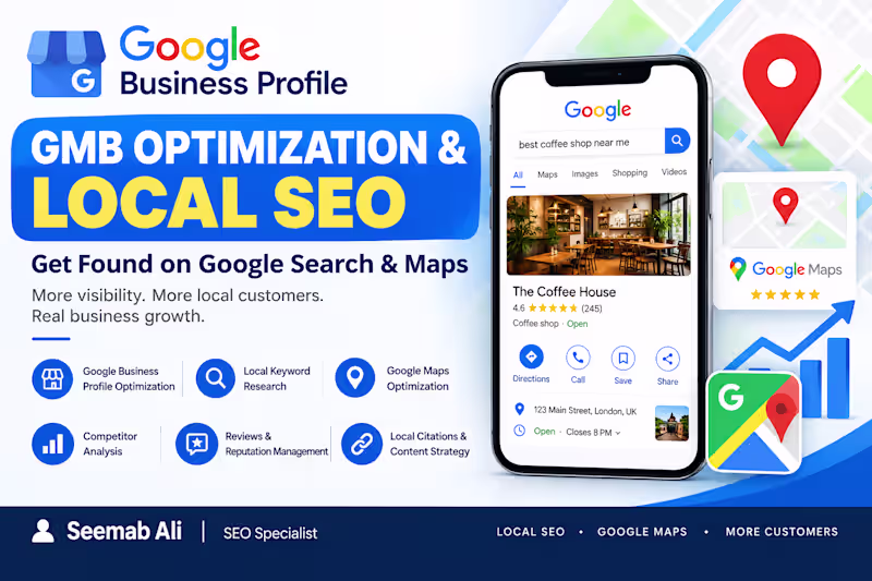 Cover image for Google Business Profile (GMB) Optimization & Local SEO
