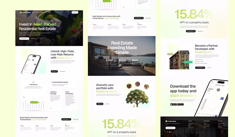 Cover image for Landing Page Design for Undercontrac