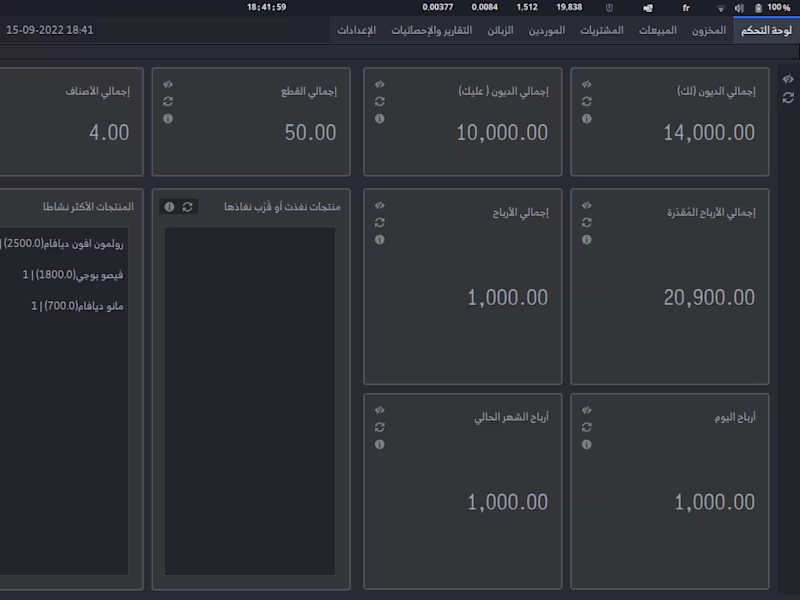 Cover image for  Inventory management system 
