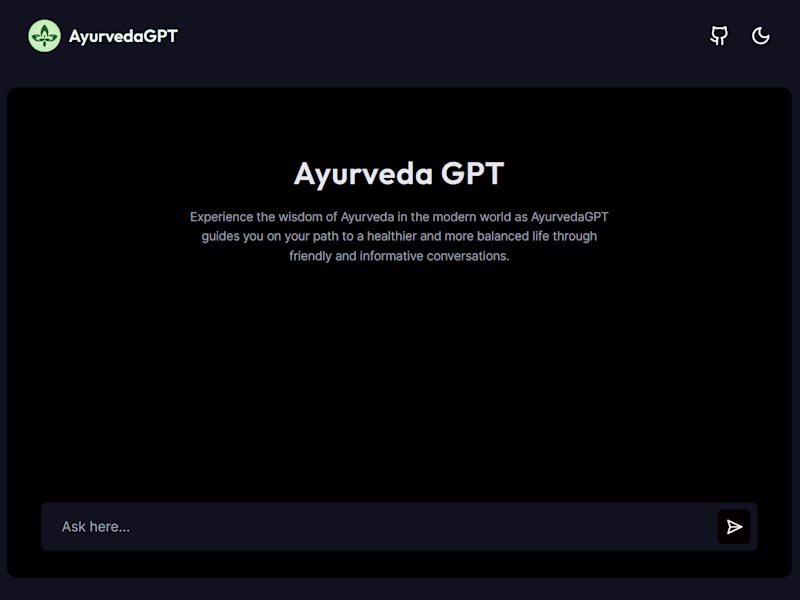 Cover image for Ayurveda GPT