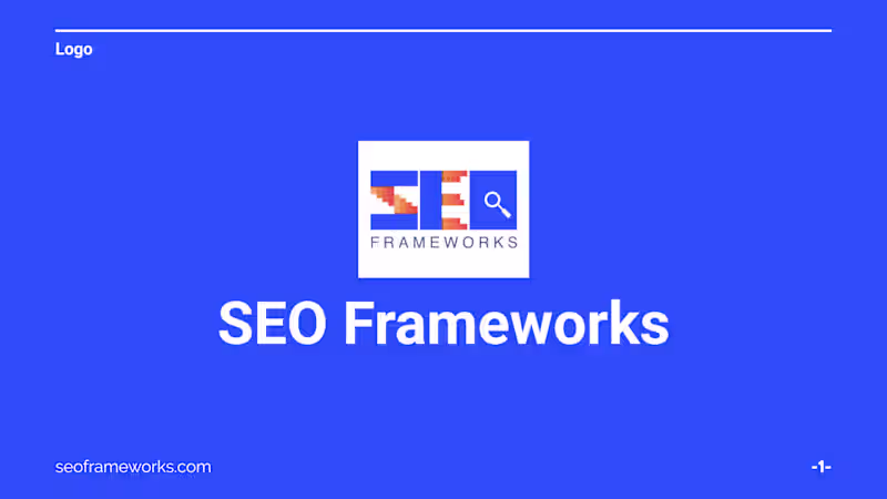 Cover image for Brand identity, Web Design (UI/UX) SEO Frameworks