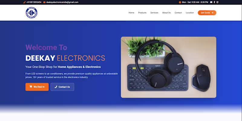 Cover image for DeekayElectronics has total 5 electronic