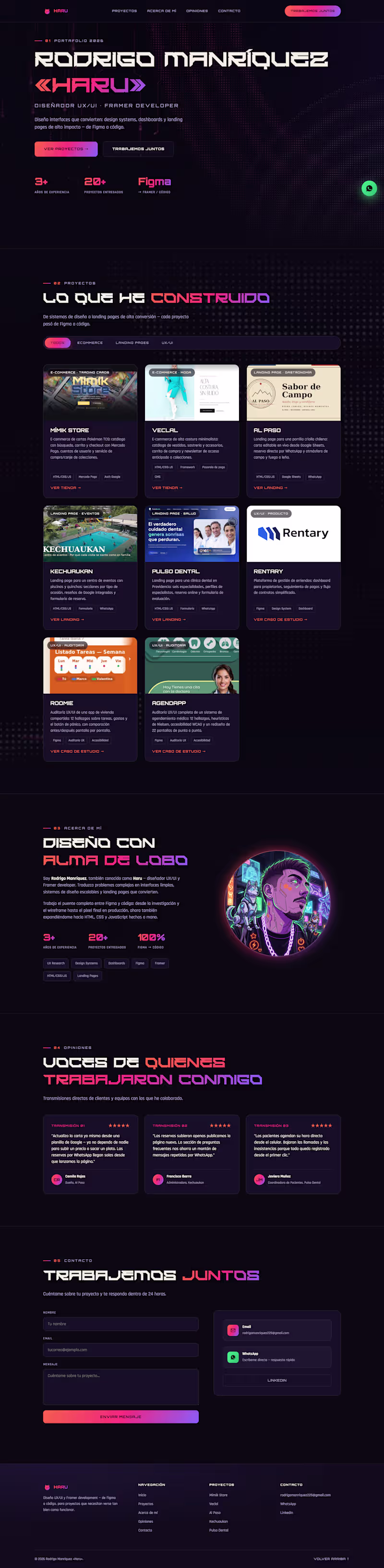 Cover image for Personal Portfolio — UI/UX Design