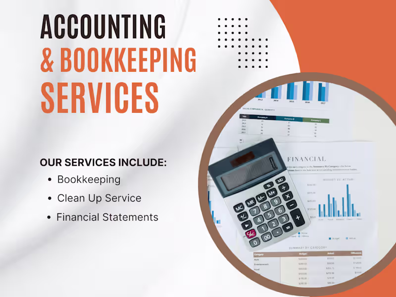 Cover image for Monthly Bookkeeping, Bank Reconciliation/ Financial