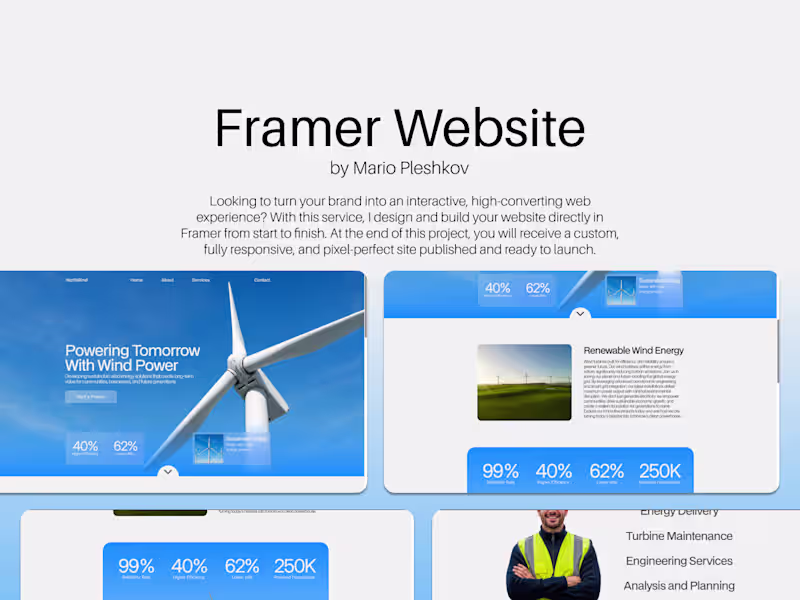 Cover image for Framer Website Design & Build