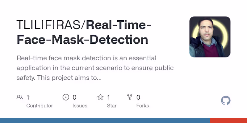 Cover image for Real-Time Face Mask Detection using Convolutional Neural Networ…
