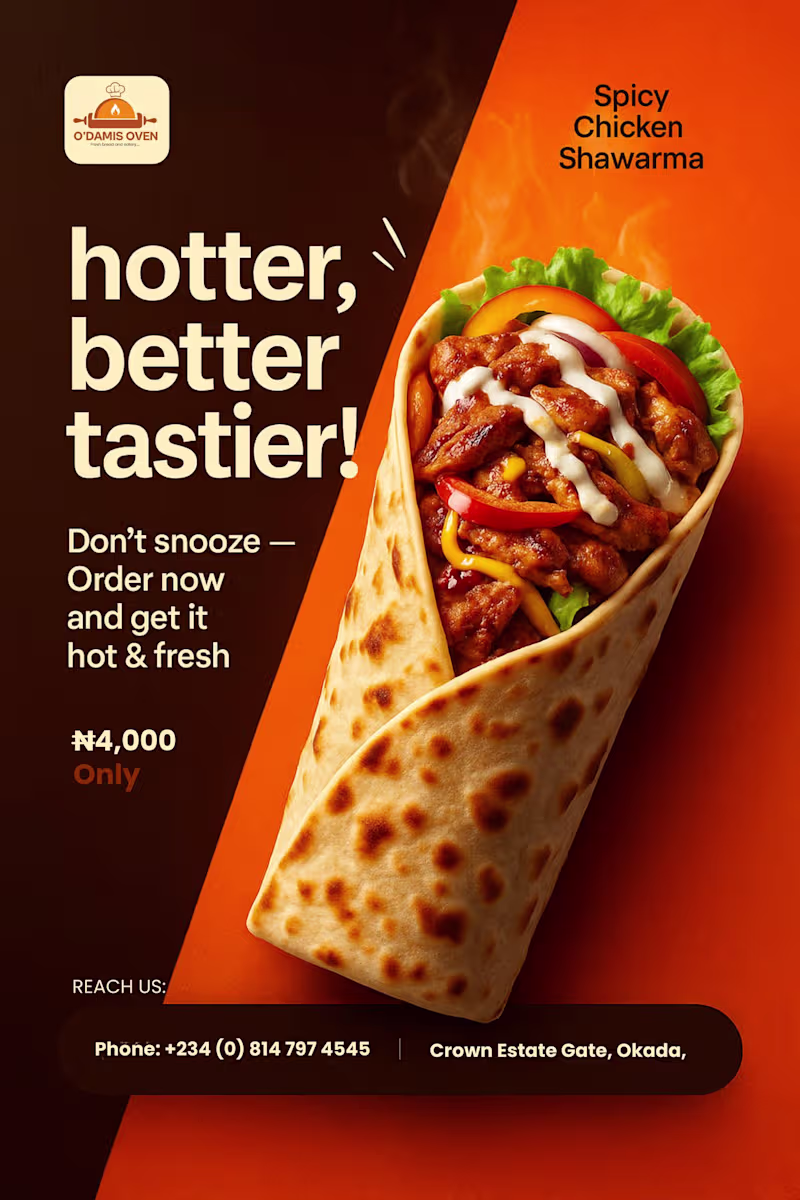 Cover image for  Food Advertisement & Restaurant Social Media Design