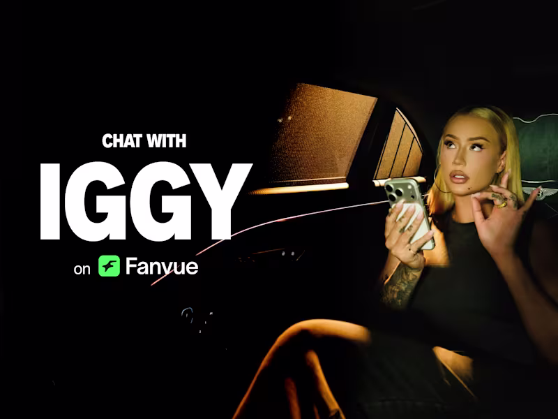 Cover image for Iggy Azalea × Fanvue | Campaign Design